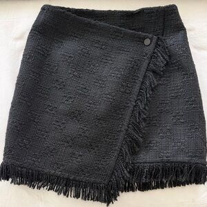 Zara Black Asymmetrical Skirt